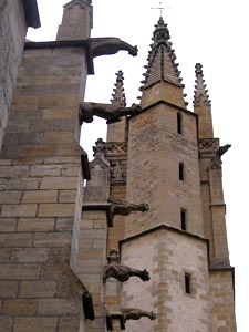 Gargouilles de la cathdrale de Bazas.