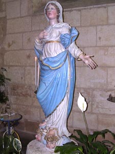 La vierge offerte par le prince danois.