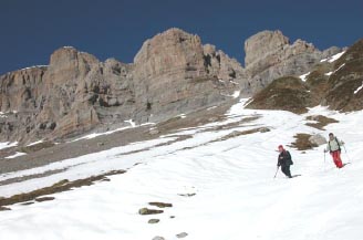 Descente sous la Table des Trois Rois.