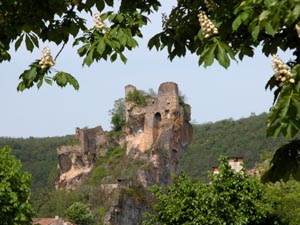 Le chteau de Penne d'Albigeois.