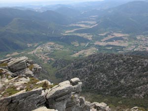 La vue depuis la table d'orientation.