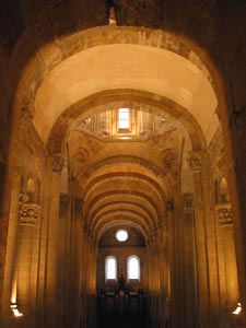 L'intrieur de l'abbatiale.