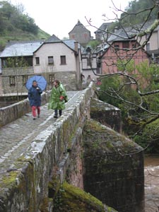 Traverse du pont sur le dourdou.