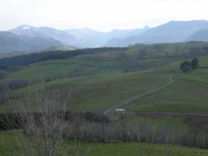 Dpart d'Aurillac par la route des crtes.