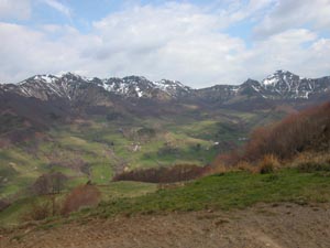 Vue du col du Perthus.