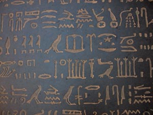 Hiéroglyphes.