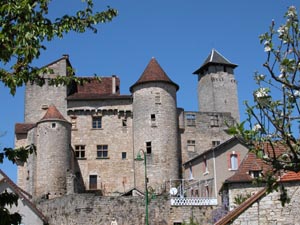 Le château de Salvagnac-Cajarc.