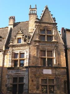 Sarlat: la maison de La Botie, construite en 1525.