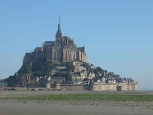 Nous quittons le Mont Saint Michel.