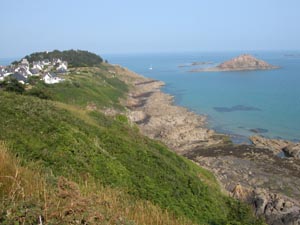 lot du Verdelet, vu de la pointe de Plneuf.