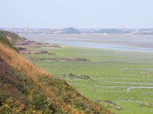 La baie de Saint Brieuc vue de la Pointe des Guettes.