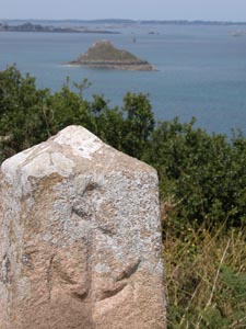 Vue sur l'le de Lemenez.