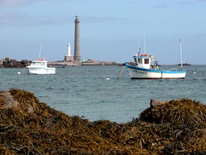 Les phares de l'le Vierge.