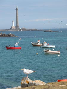 Le phare de l'le Vierge.