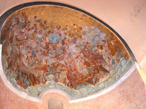 Le plafond du choeur.