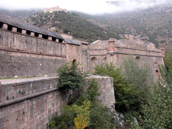 Les fortifications de Villefranche de Conflent.
