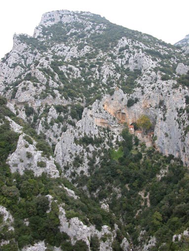 L'ermitage Saint Antoine, dans les gorges de Galamus.