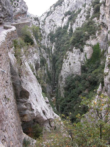 Les gorges de Galamus.