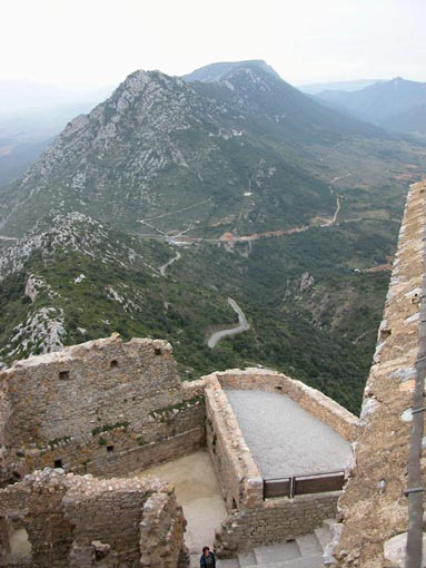Vue sur le col du Grau de Maury.