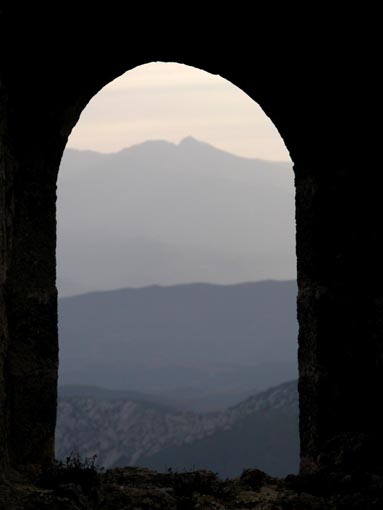 Vue sur le Canigou.