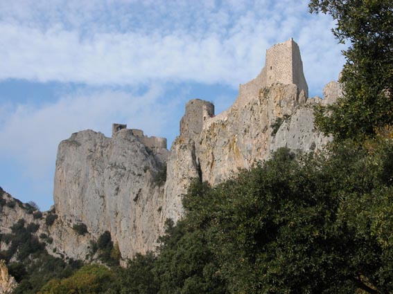 Dernier coup d'oeil sur le chteau de Peyrepertuse.