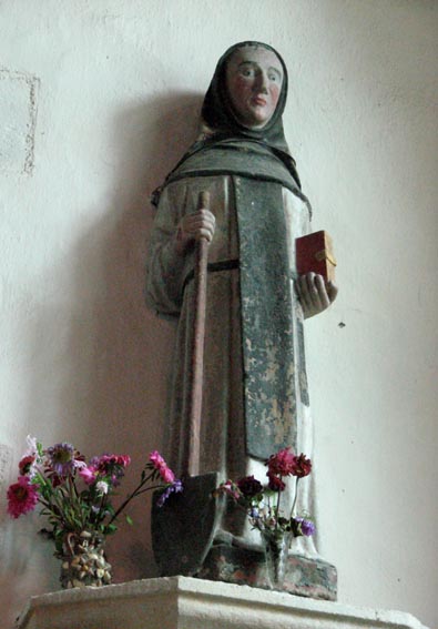 Saint Fiacre, patron des jardiniers...