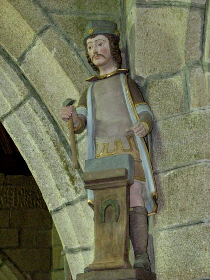 Saint Eloi,  l'intrieur de Sainte-Marie-du-Mnez-Hom.