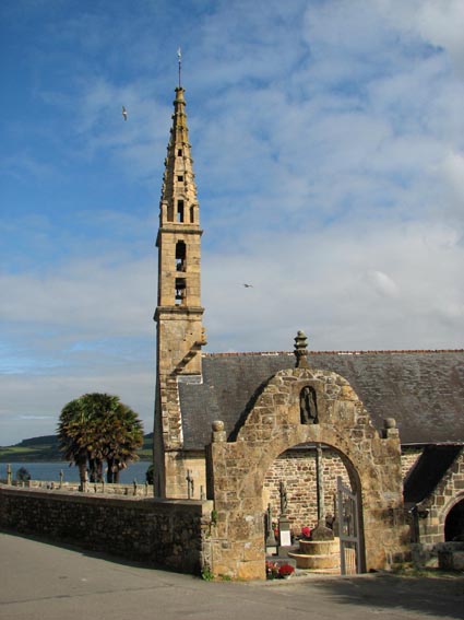 L'église de Landévennec.