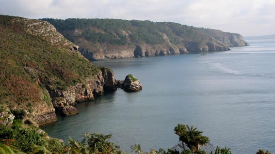 La cte Ouest du Cap de la Chvre.