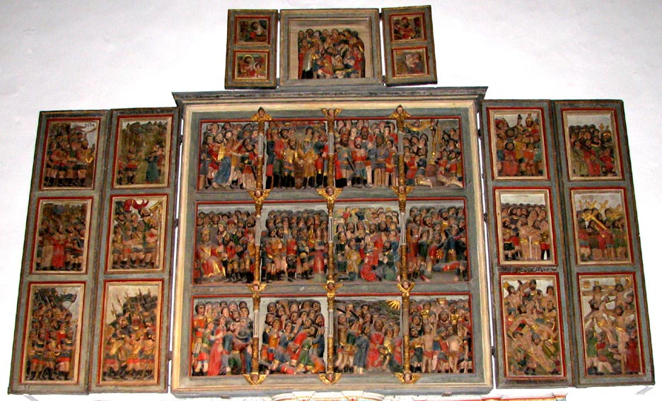 Le retable des 10 000 martyrs.