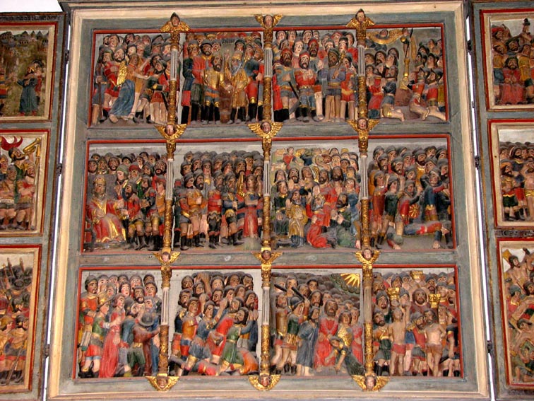 Dtail du retable.