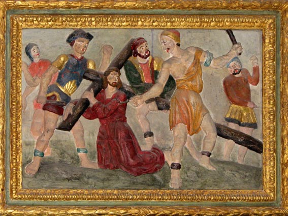 Panneau infrieur du retable.