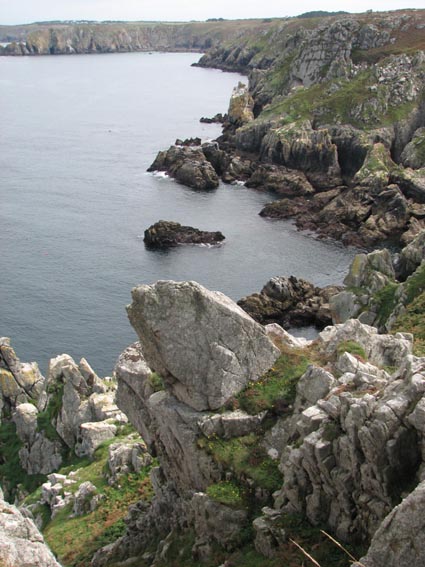 Les falaises de la Pointe du Van.
