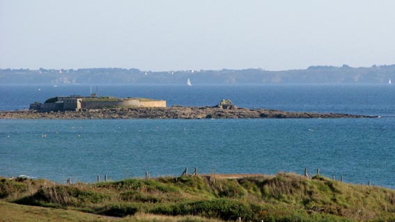 Le fort Bloqu sur l'le de Kragan.