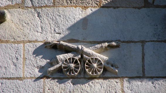 Canons au-dessus de l'entre de la citadelle.
