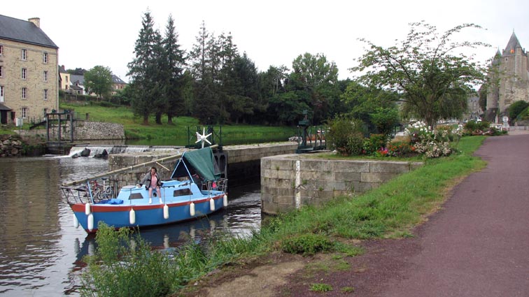 Passage d'une cluse