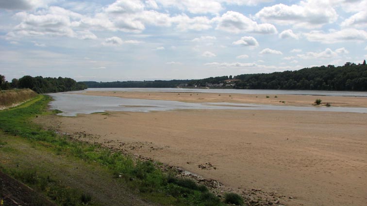 Les bancs de sable de la Loire.