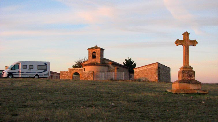 Notre bivouac  ct de lermitage  Nuestra Signora del Bueno Acuerdo.