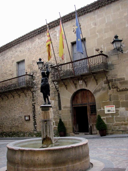 La mairie de Rubielos de Mora.