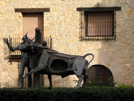 El toro embotado.
