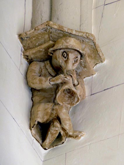 Figurine du cloître de l'église san Pedro.