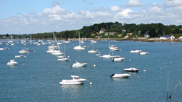 Pen er Men depuis la pointe d'Arradon