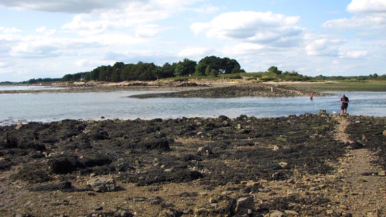 La pointe du Bil, vue depuis la petite le prive