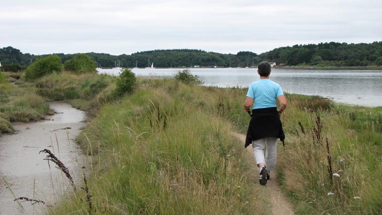 Josselin - Canal de Nantes  Brest - Le Bono - Baie de Kerdran