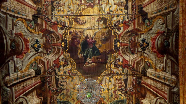 Plafond de l'glise Santa Maria de Bragana