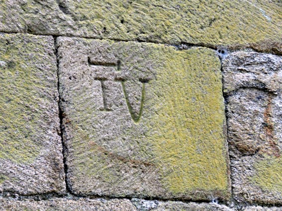 Donjon de Chaves: marque de tcheron