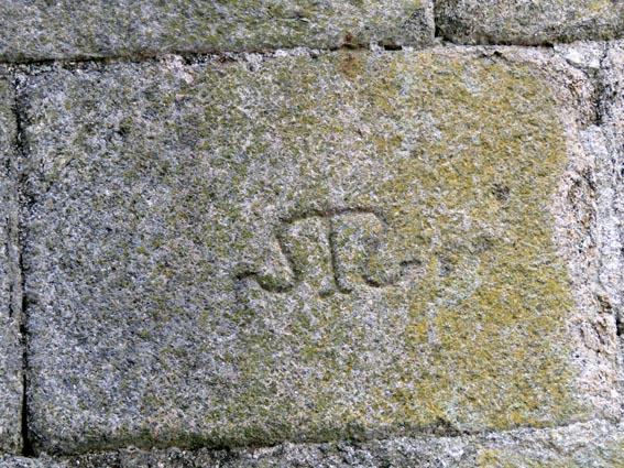 Donjon de Chaves: marque de tcheron