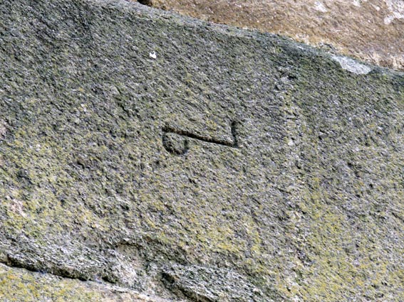 Donjon de Chaves: marque de tcheron