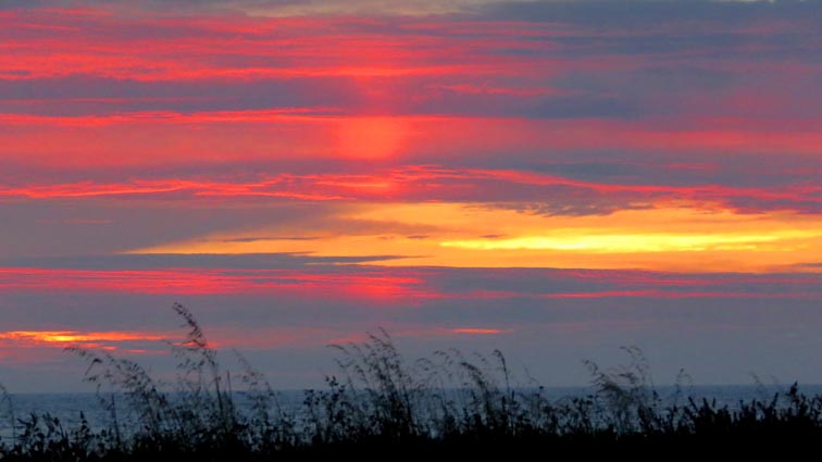 Coucher de soleil  Vila Praia de Ancora