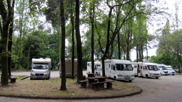 Parking camping-cars de Bom Jesus do Monte